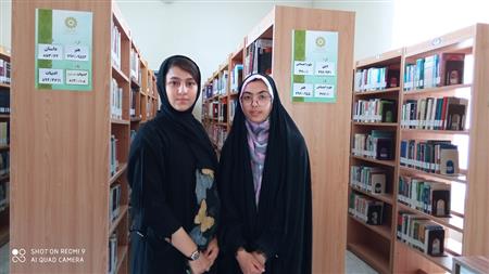 موفقیت خانم فاطمه جاهدی و محدثه تقی زاده  دو عضو فعال کتابخانه در جشنواره ی خوارزمی