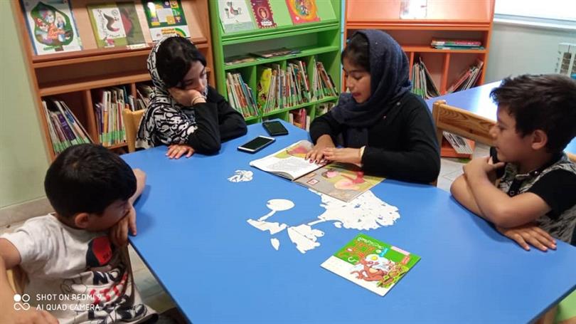 جمع خوانی در بخش کودکان